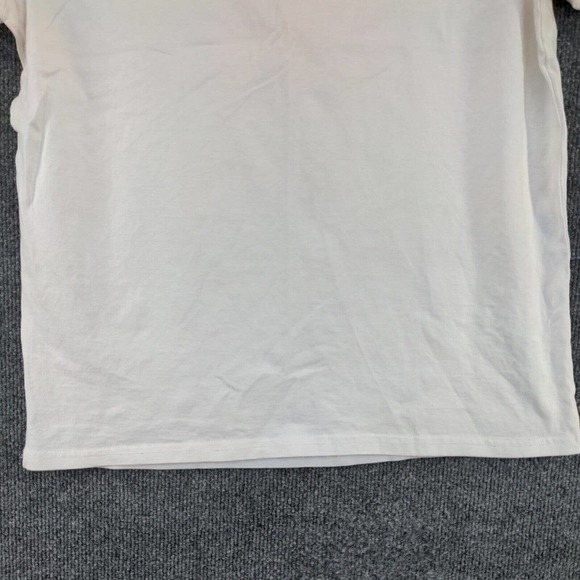 GFTD Los Angeles Mens Anarchy Grim Reaper Graphic T-Shirt White M Rhinestone - Picture 9 of 16